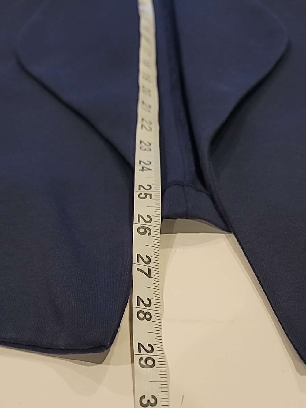 NY Collection Navy Open Front Drape Neck Jacket 1X - Picture 12 of 13